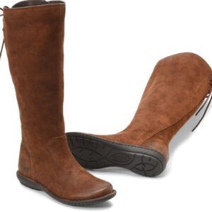 Born Caladium Tall Brown Suede Boots